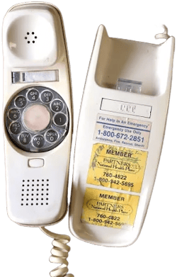 ITT Vintage Rotary Dial Desk Phone