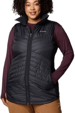 Columbia Women's Plus Size Mix It Around Long Vest II