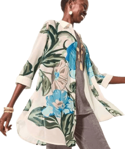 Women's Chico's Travelers Artisinal Chiffon Tunic