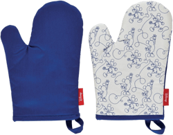 Disney Oven Mitt Set: Abstract Pattern, Contemporary Style, Multicolored, Cotton, Kitchen Textile, 2 Pieces