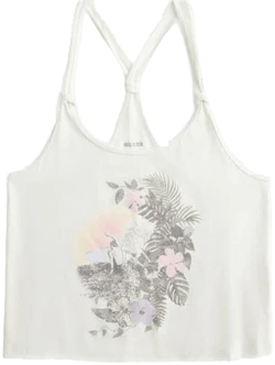 Women's Easy Trend Drop Surf Graphic Tank