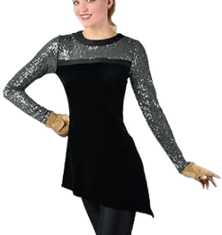 Radiance Collection Tunic 32 / gold sequin