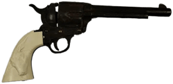 1950s Marx 3" Miniature Die Cast Colt Revolvertoy Gun With Steer Head