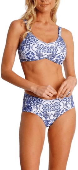 La Moda Clothing Women's Floral Two Piece Bikini Set