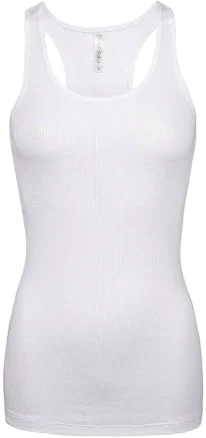 Sofra Ribbed Racerback Tank Shirt