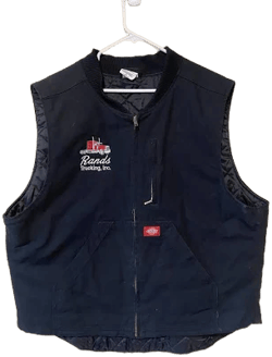 Vintage Dickies Canvas Vest Mens Extra Large Black Quilted Liner