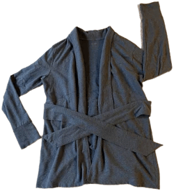 Champion Open Front Belted Sweatshirt