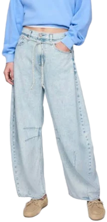 The Unbranded High Rise Ultrasoft Horseshoe Jeans