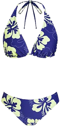 Women's Cupshe Lime Blossom Floral Bikini Set