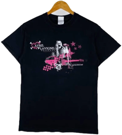Avril Lavigne The Best Damn Tour 2008 Punk Girl Tee Shirt