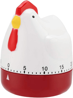 Mechanical Kitchen Timer, Lovely Chicken Design, 60 Minute Countdown, Home Decor Cooking Reminder Cute Manual Countdown Timer