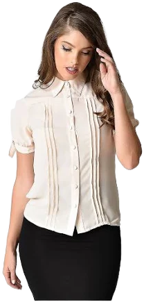 Unique Vintage Colvin Short Sleeve Blouse