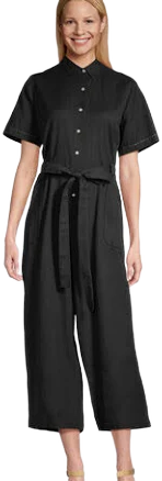 World Market Wide Leg Jumpsuit with Pockets