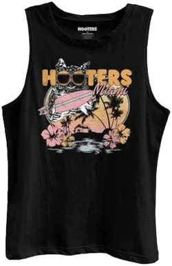 Ripple Junction Hooters Retro Miami Beach Hootie the Owl Women's