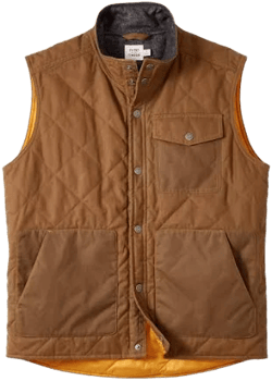 Flint and Tinder Quilted Waxed Vest
