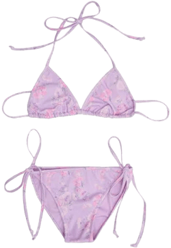 LoveShackFancy Tween Dannie Heirloom Print Bikini