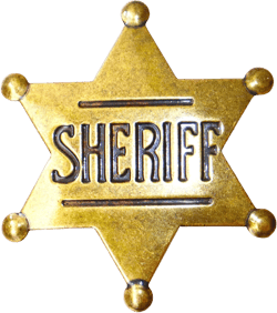 Sheriff Badges Police Badge Deputy Sheriff Badge Metal Sheriff Badge for Women and Adult Cowboy Party Decoration Badge, Western Cowboy Police Vest Badge Men Sheriff Badge