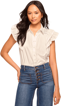 Ramy Brook Women's Marceline Cotton Poplin Shirt