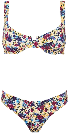 Laguna Bikini Vintage Floral Top