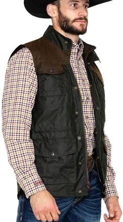 Outback Trading Co. Men's Brant Oilskin Vest