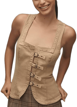 Anthropologie Hardware Vest Top