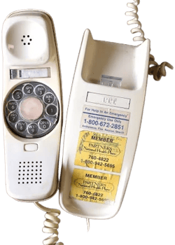 Vintage Rotary Dial Desk Phone