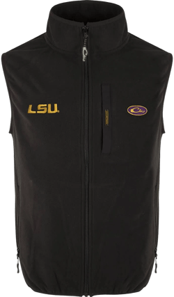Drake Waterfowl Men's LSU Camp Fleece Vest