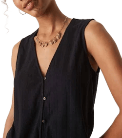 Vila Lightweight Rib Knit Vest