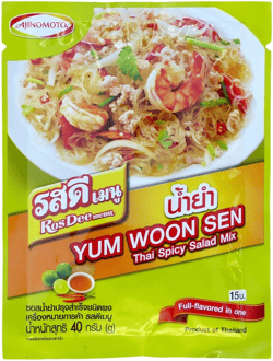 Rosdee Menu Thai Spicy Salad Powder Seasoning Instant Powder 40g (5 packs)