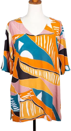 Sunrise Vibes Rayon Tunic Top