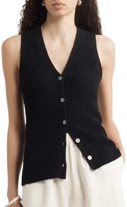 Nordstrom Cotton Blend Sweater Vest