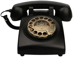 TelPal Vintage Rotary Dial Corded Phone