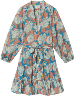 Trovata Women's Celeste V-Neck Cotton Dress with Side Seam Pockets