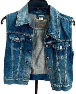 Levi's Classic Blue Denim Vest