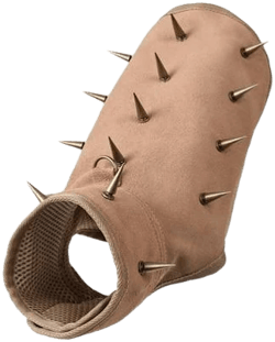 Rivets Leather Pet Protective Vest