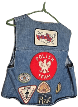 Vintage 80s Biker Vest