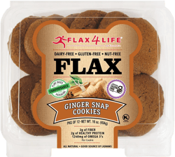 Flax4Life Ginger Snap Cookies