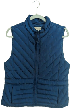 Loft Blue Puffer Vest