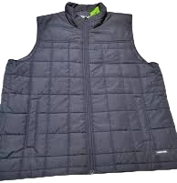 Lands' End Men's Quilted Water Resistant Full Zip Vest