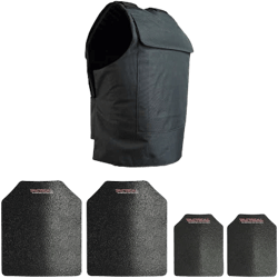 Tactical Scorpion Gear Level III AR500 Steel Armor 2 Piece Dual Pocket Lightweight Vest