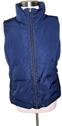 Lands End Women's Down Filled Quilted Puffer Vest
