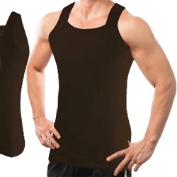 Different Touch Men's G-unit Square Cut Muscle Rib Tank Tops