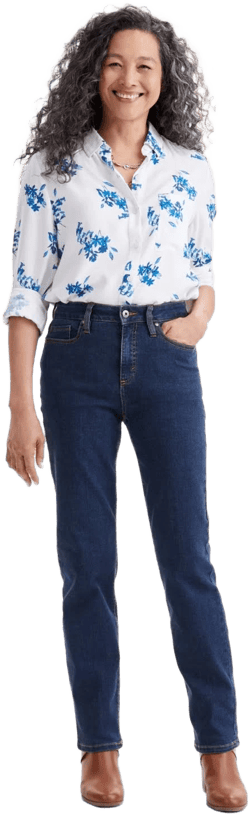 Style & Co. Women's High-Rise Straight-Leg Jeans