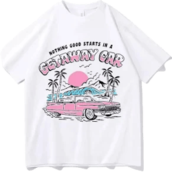 Taylor Getaway Car Shirt Taylor Reputation Album Shirt Taylor Merch Swiftie O-Neck Cotton Fashion