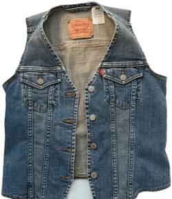 Levi's Blue Denim Vest