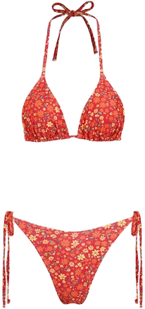 Samiol Women's Floral Bikini Set