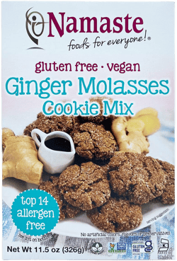 Namaste Foods Gluten Free Ginger Molasses Cookie Mix, 11.5 oz., Pack of 6