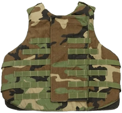 USGI Flack Jacket - Military Body Armor Kevlar Vest - USED