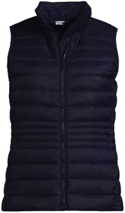 Lands' End Women's Tall Wanderweight Packable Down Vest