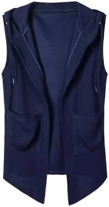 Men's Lightweight Sleeveless Hooded Vest